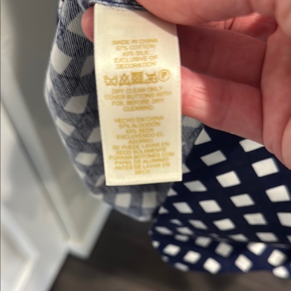 Kate Spade Blue and White Patterned Dress - Picture 5 of 5